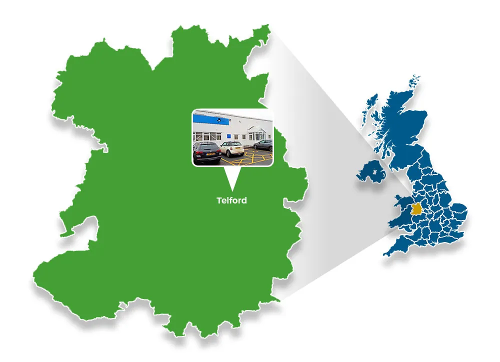 Locations of Shropshire Chamber of Commerce offices